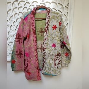 Neutrals Suzani Jacket NWOT  OSFM S, M, L